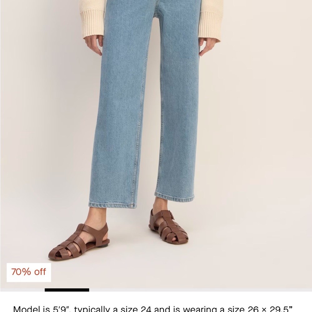 Everlane 90s way high organic cotton